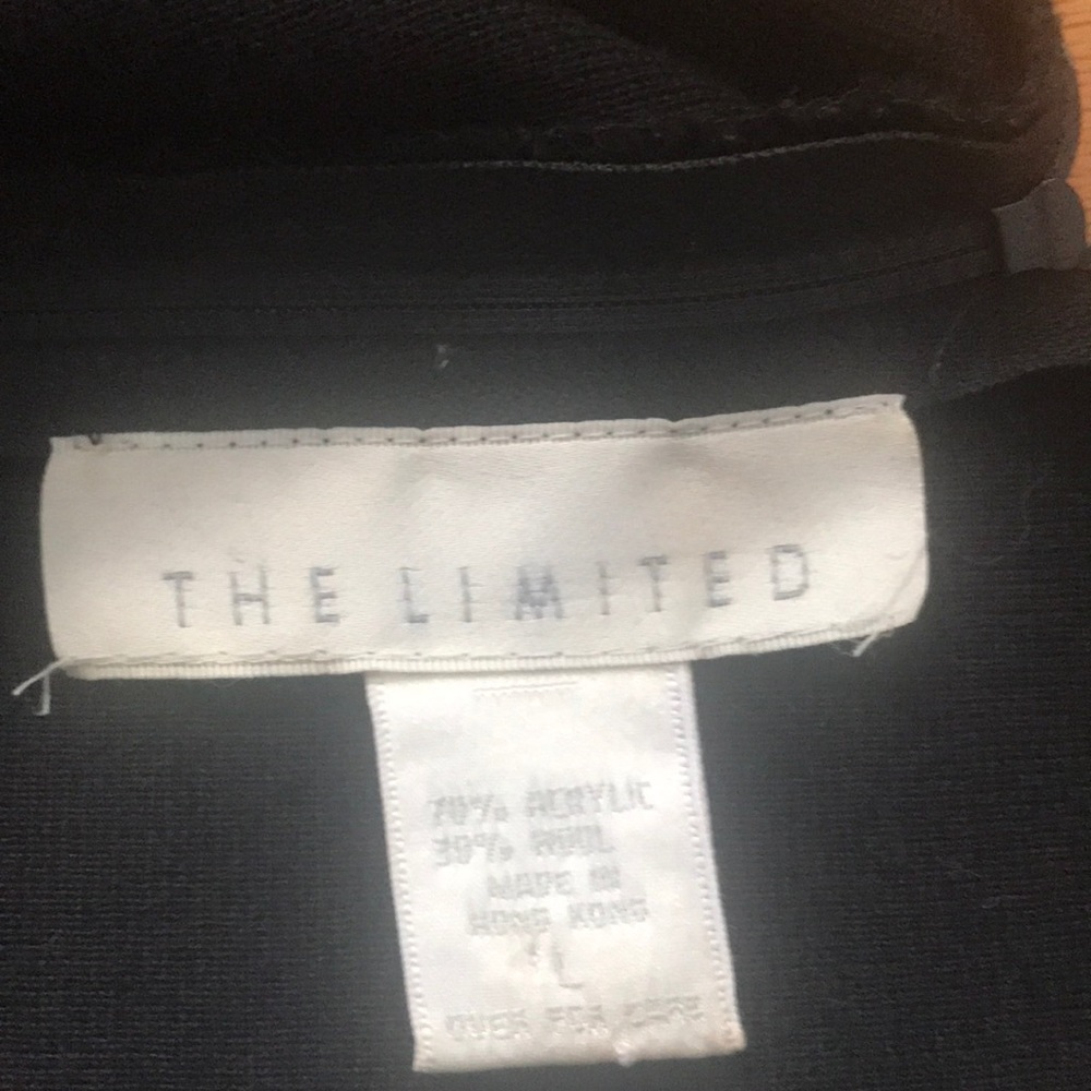 90’s Vintage The Limited Black Wool Dress - Picture 5 of 8